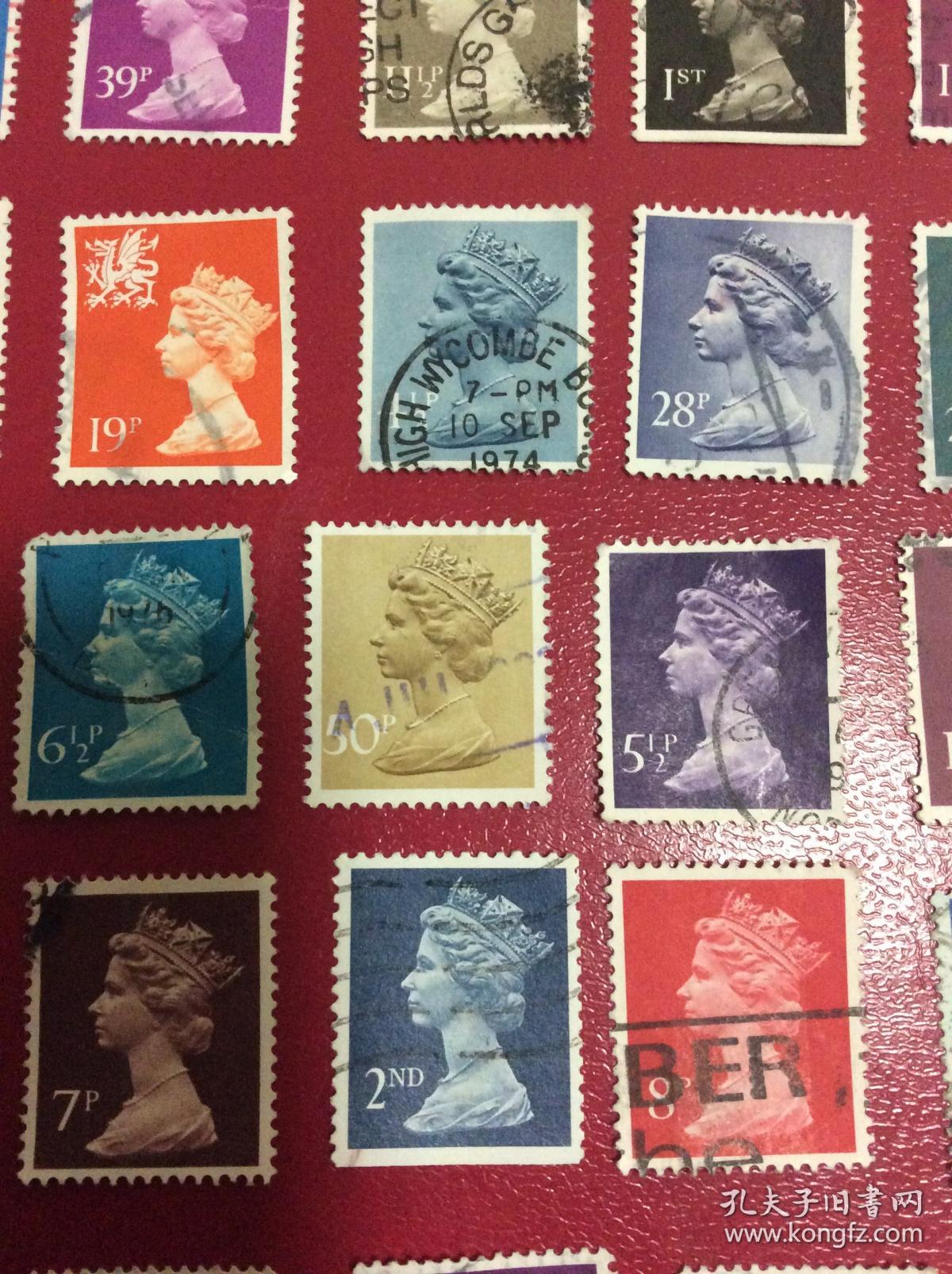 英国的邮票(国外珍贵邮票图片)