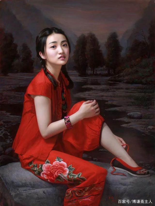 中国油画女人(七月革命油画上的女人)