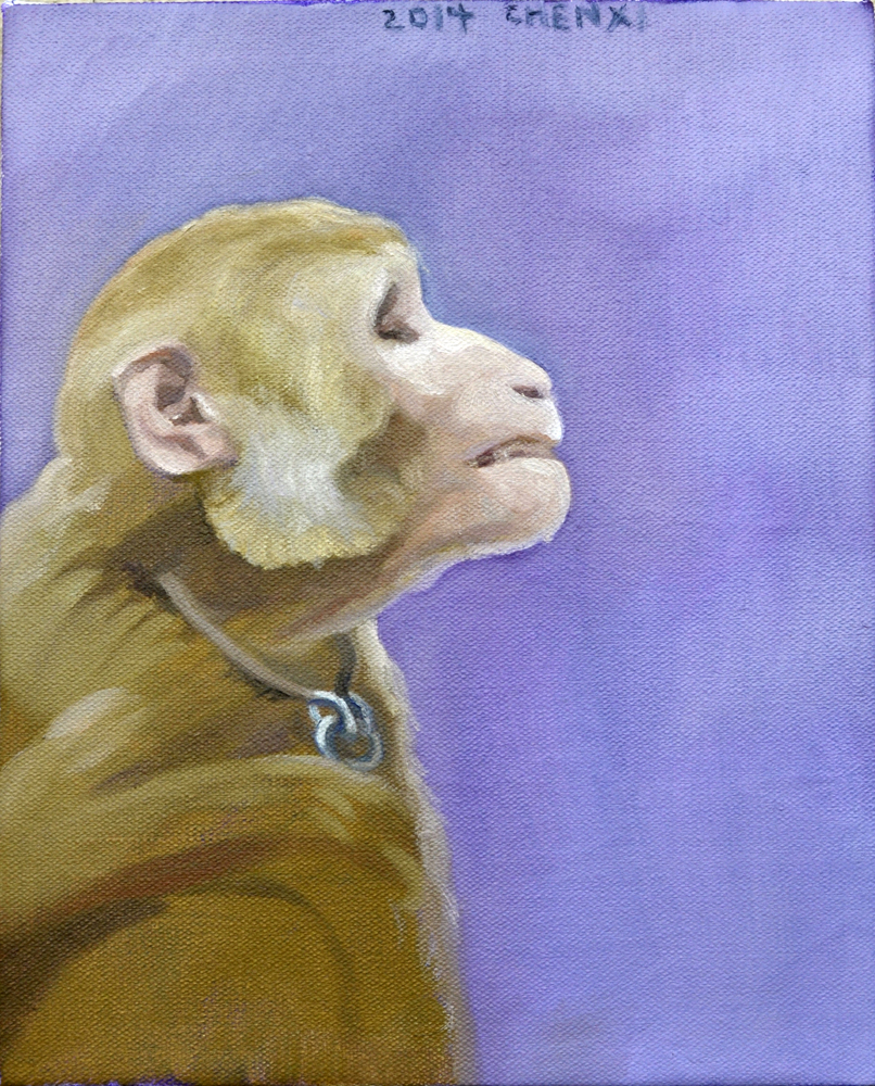 猴油画(埃及艳后油画)