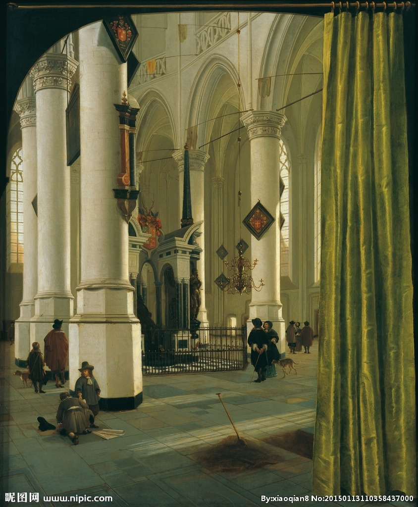 油画教堂(西班牙高迪建筑圣家堂)