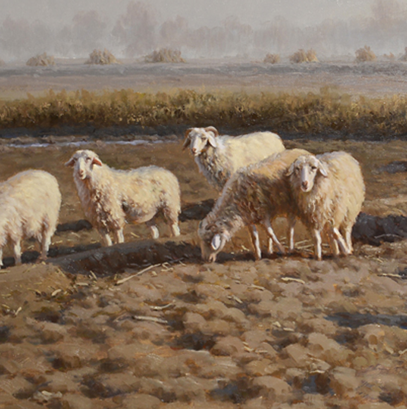 油画牧羊(陈丹青牧羊人赏析)
