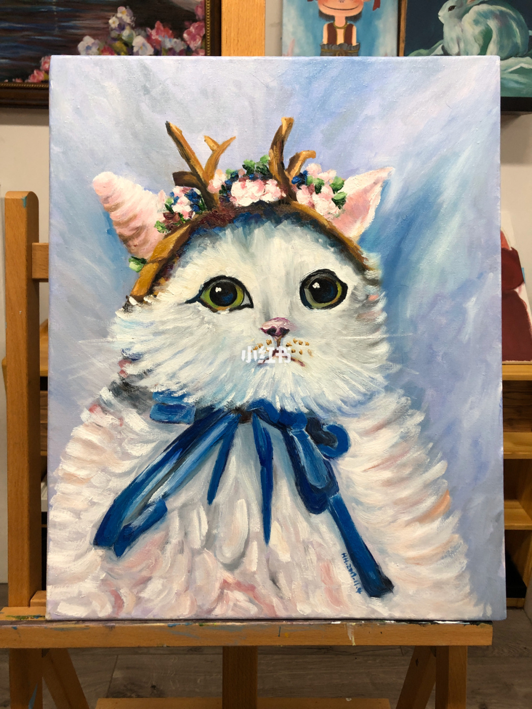 猫图片油画(油画猫怎么画)